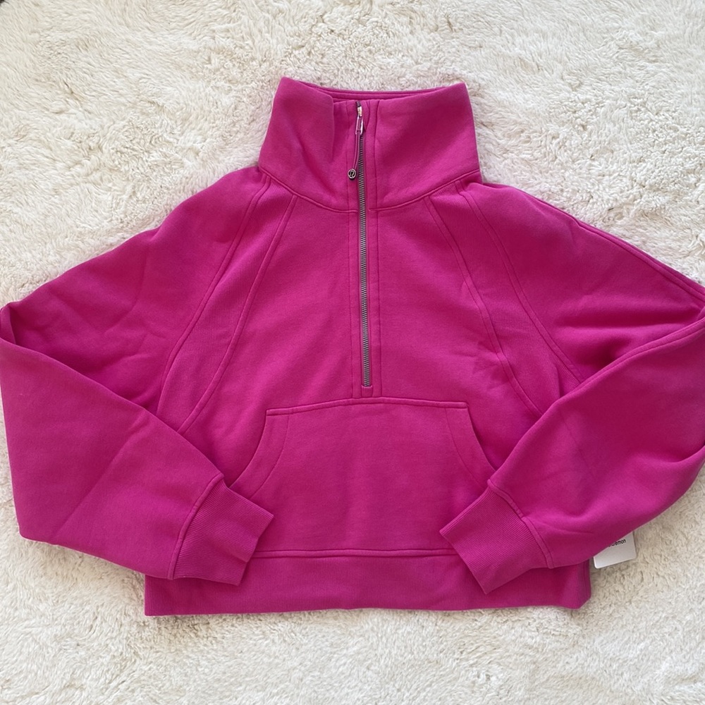 ❤️ Lululemon Scuba Oversized Funnel Neck in Sonic Pink Size XL/XXL NWT